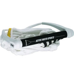 Active Silicone Surf Rope - Black/White