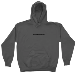 AWS Embroidered Hoodie – Charcoal