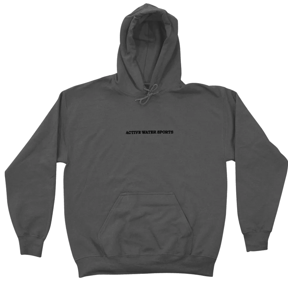 AWS Embroidered Hoodie – Charcoal