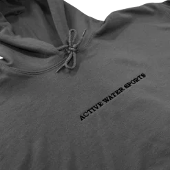 AWS Embroidered Hoodie – Charcoal