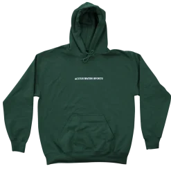 AWS Embroidered Hoodie – Green