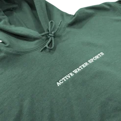 AWS Embroidered Hoodie – Green