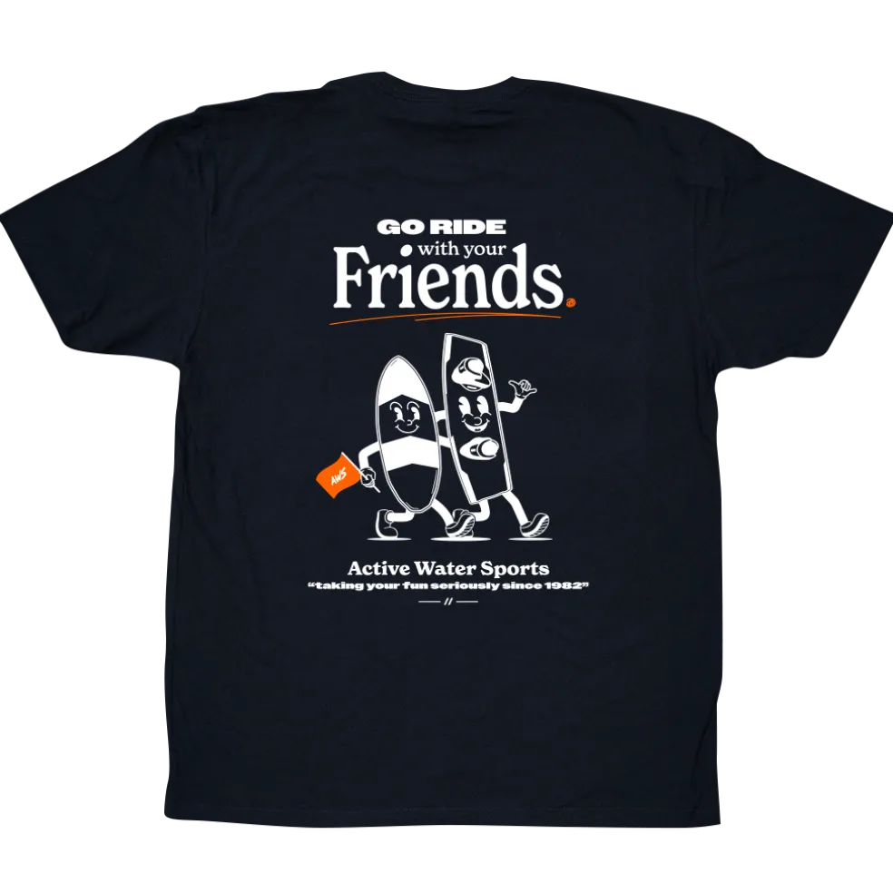 AWS Friends T-Shirt - Black