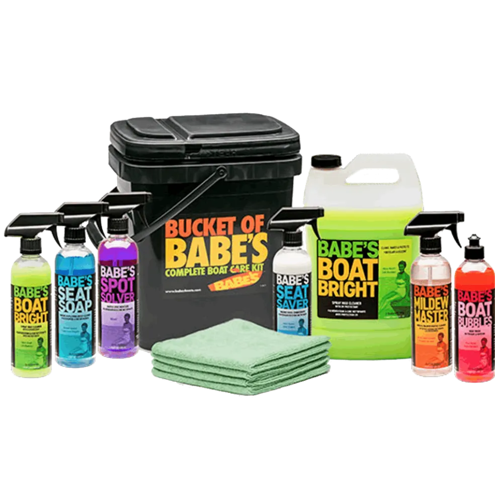 Bucket of BABE'S Boat Care Kit