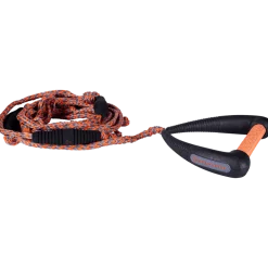 Hyperlite 25' Pro Surf Rope w/ Handle - Black/Orange
