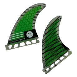 Hyperlite 4.5 Riot Carbon Surf Fin Set - Twin