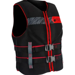 Liquid Force Hinge Classic CGA Life Vest 2026 - Black/Red