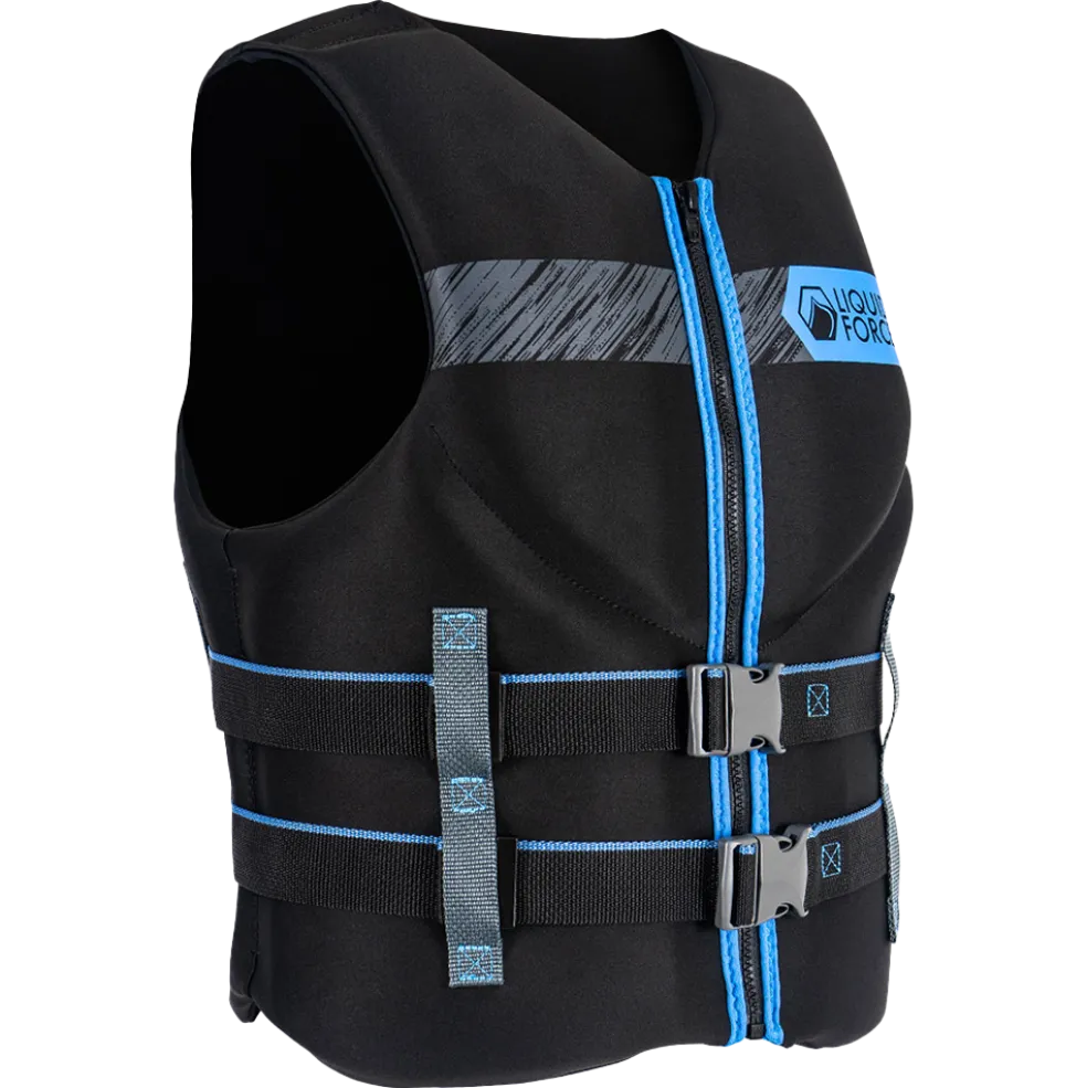 Liquid Force Hinge Classic CGA Life Vest 2026 - Black/Blue