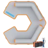 MISSION Reef Hex 82 Mat (11.5' X 11.5')