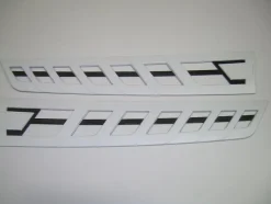Nautique DECAL TRANSOM VENT CHROMAX WHITE CHROME 4.3 X 23.32 - 170288