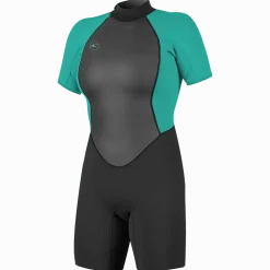 O'Neill Women's Reactor-2 2mm Back Zip S/S Spring Wetsuit