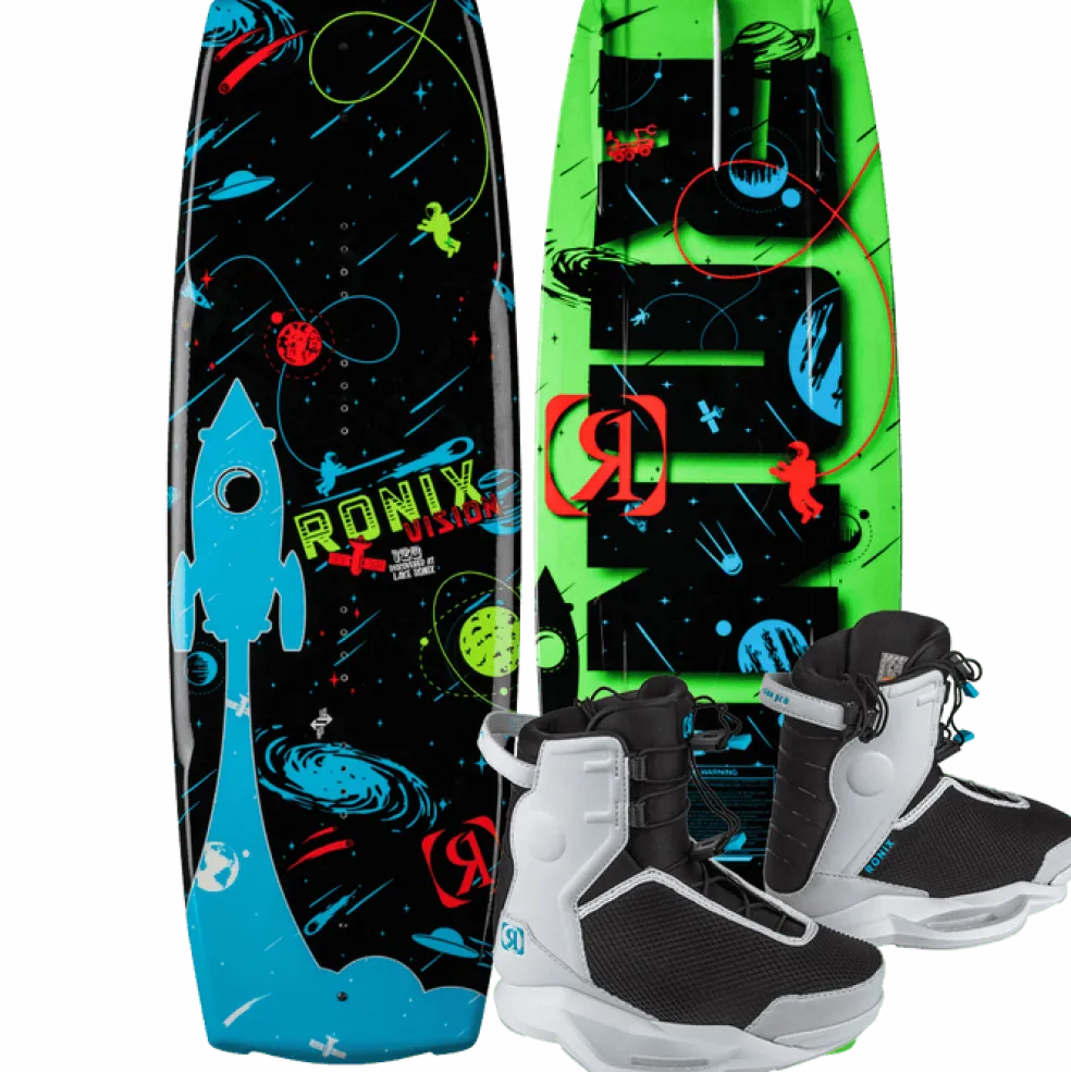 Ronix Kid's Vision Wakeboard | Vision Pro Boots 2026